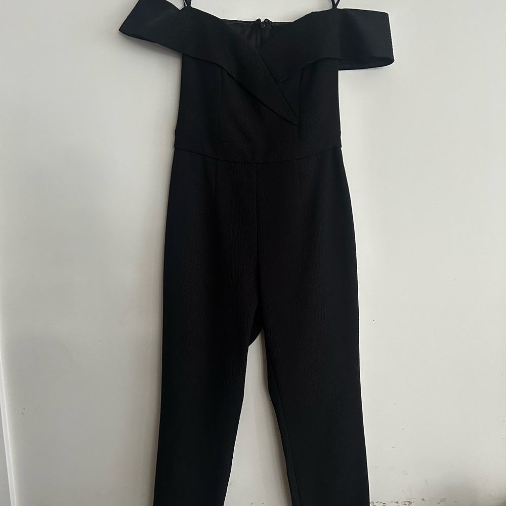 Bardot Black Off-Shoulder Jumpsuit